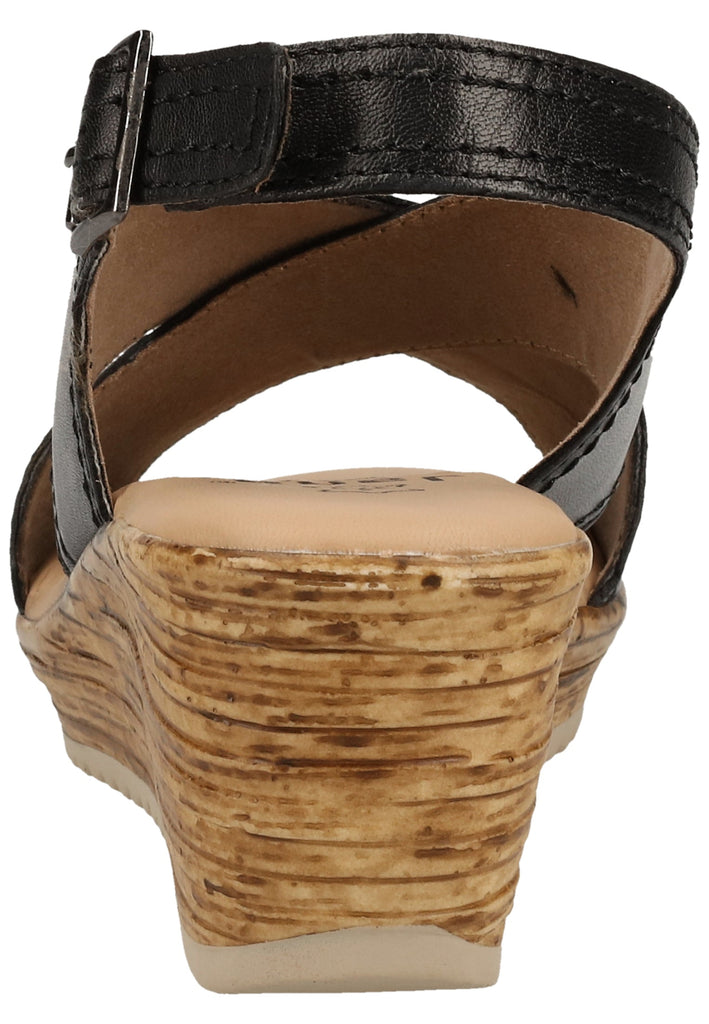 Jana Sandalen Leder Schwarz
