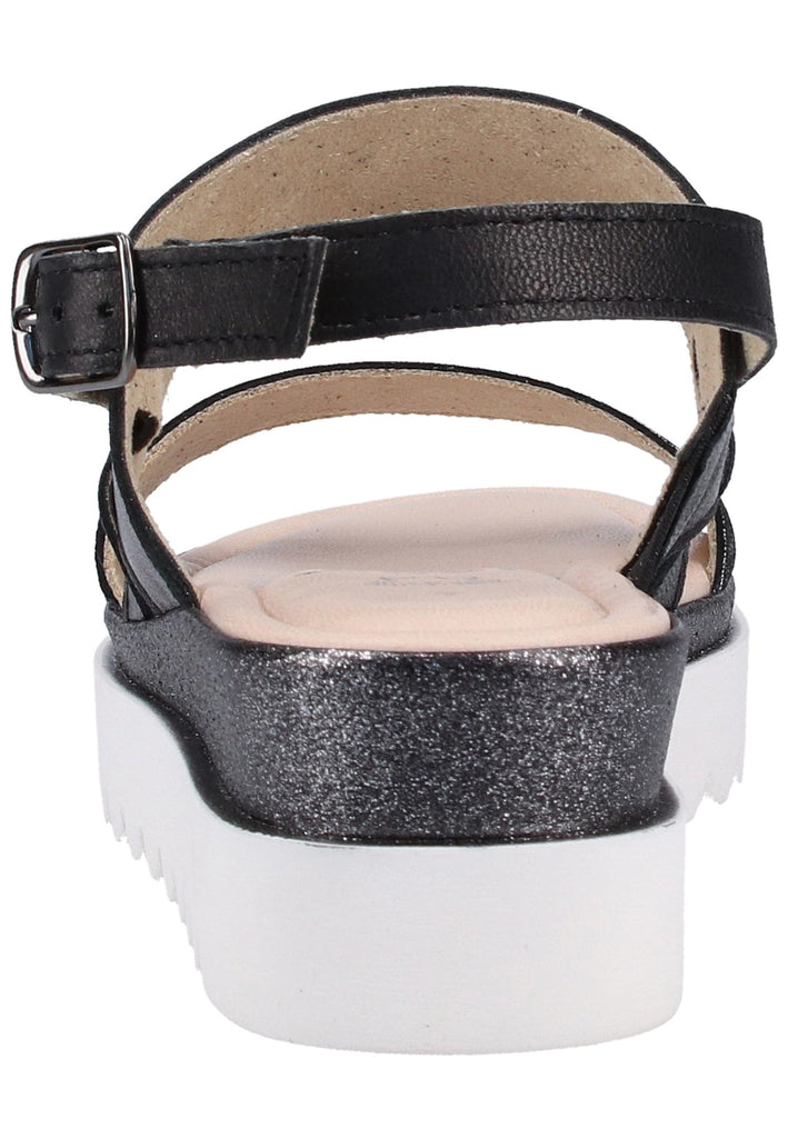 Jana Sandalen Leder Schwarz