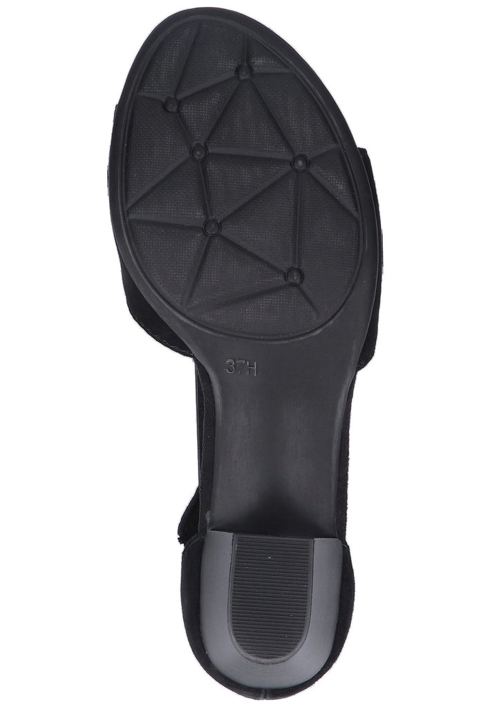 Jana Sandalen Leder/Synthetik Schwarz