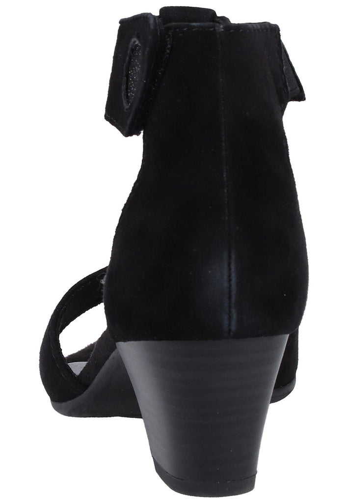 Jana Sandalen Leder/Synthetik Schwarz