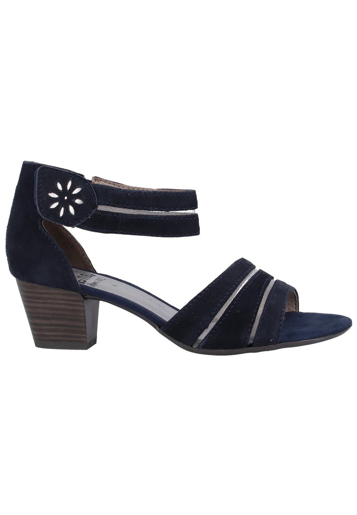Jana Sandalen Leder/Textil Navy
