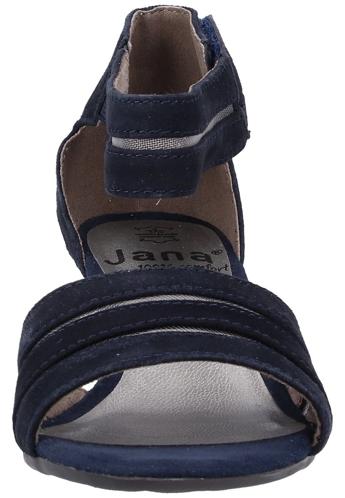Jana Sandalen Leder/Textil Navy