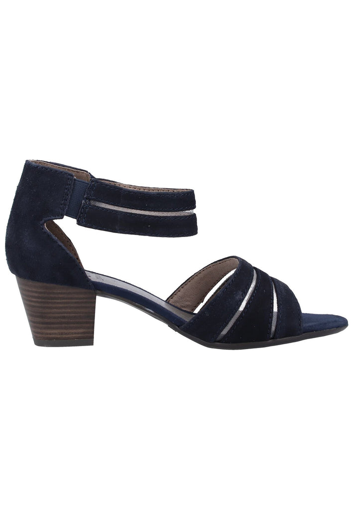 Jana Sandalen Leder/Textil Navy