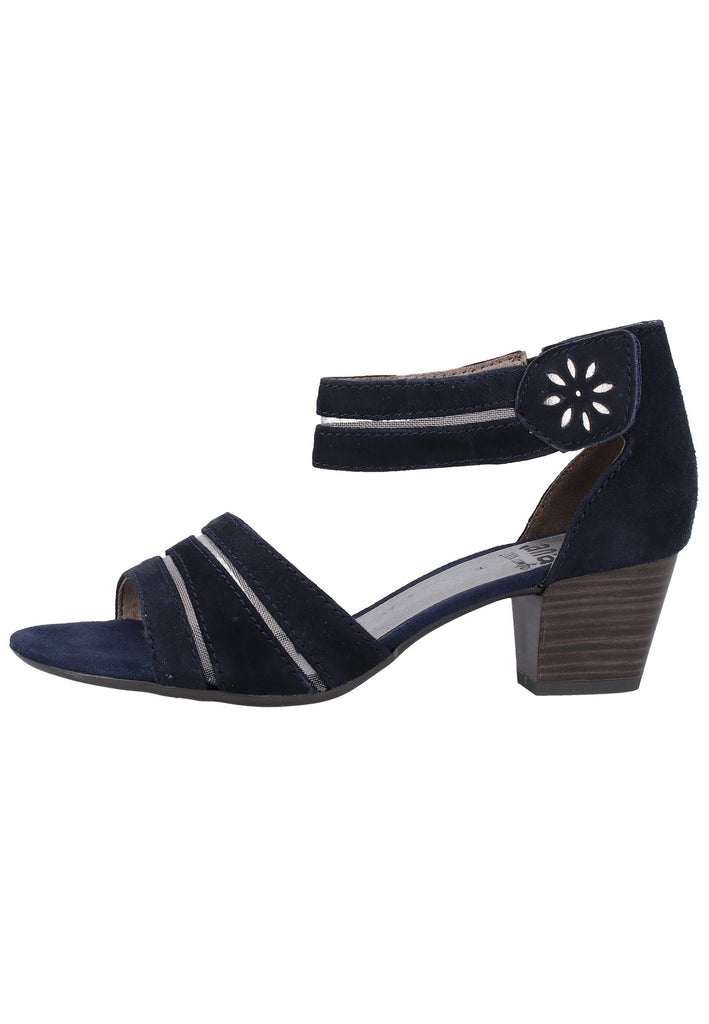 Jana Sandalen Leder/Textil Navy