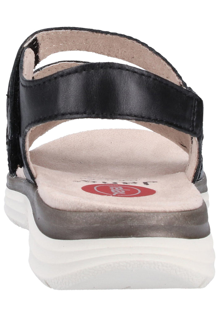 Jana Sandalen Leder/Textil Schwarz