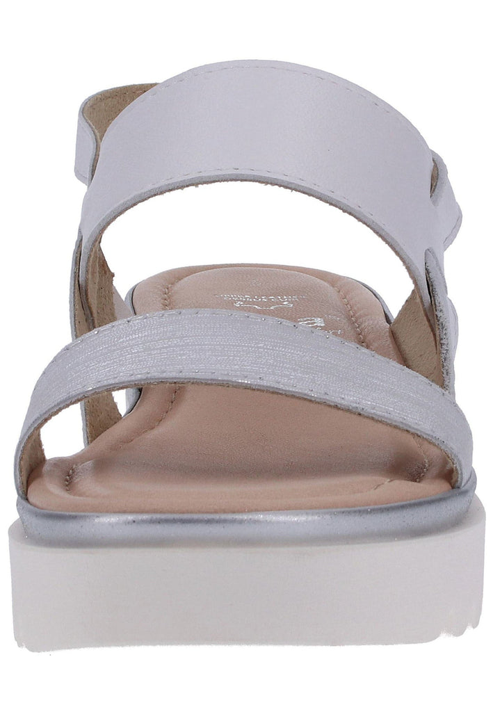 Jana Sandalen Leder Weiß