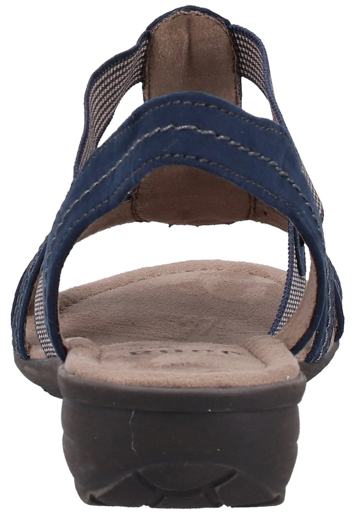 Jana Sandalen Lederimitat/Textil Navy