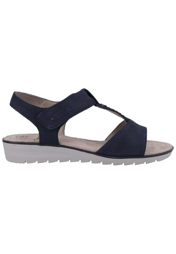 Jana Sandalen Nubukleder Navy