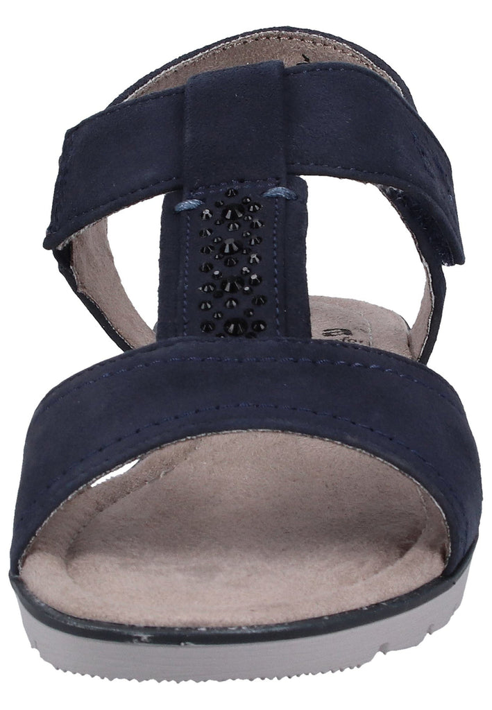 Jana Sandalen Nubukleder Navy