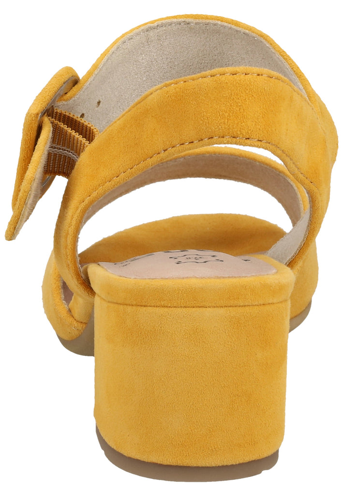 Jana Sandalen Veloursleder Gelb