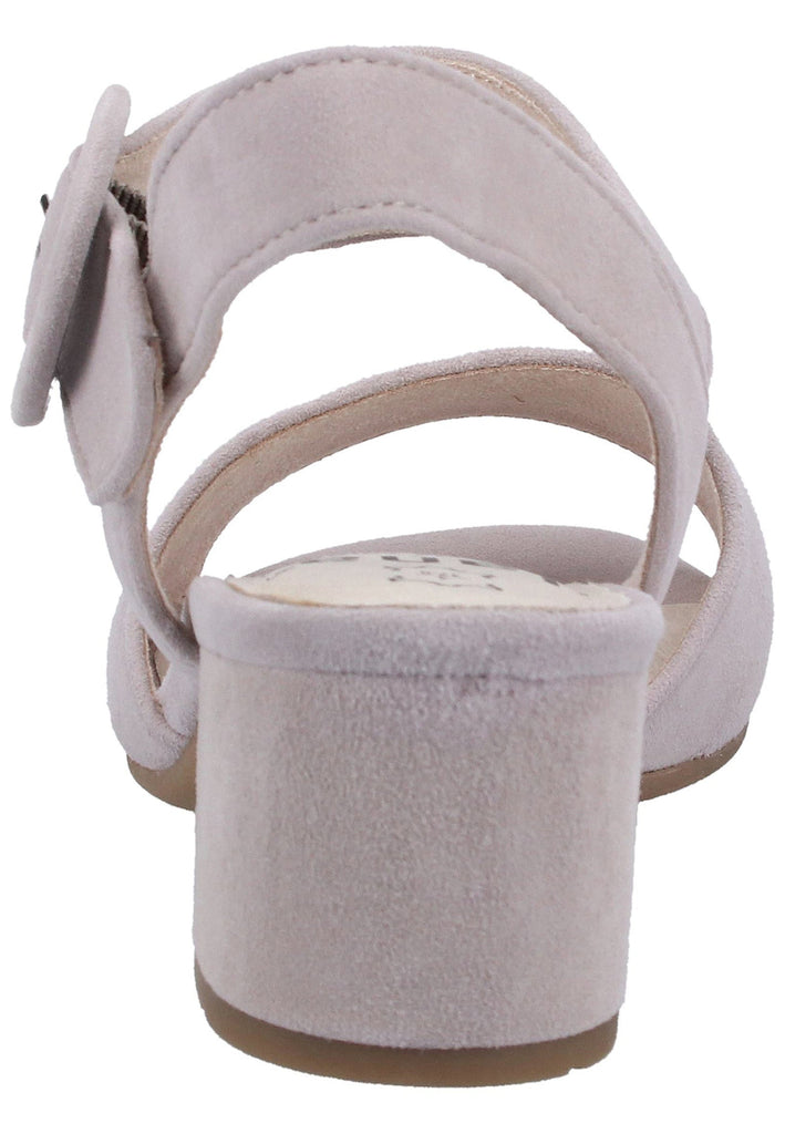 Jana Sandalen Veloursleder Hellgrau