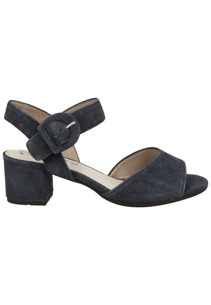 Jana Sandalen Veloursleder Navy