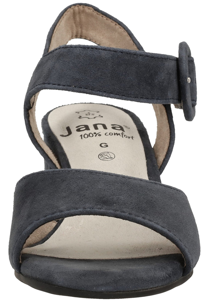 Jana Sandalen Veloursleder Navy