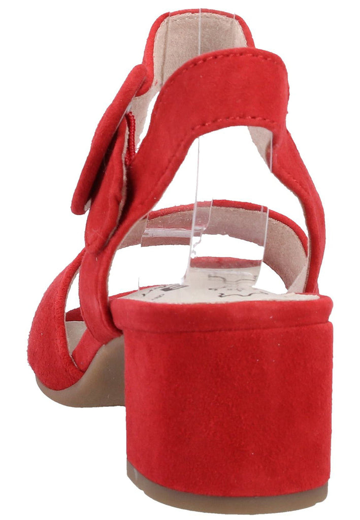 Jana Sandalen Veloursleder Rot