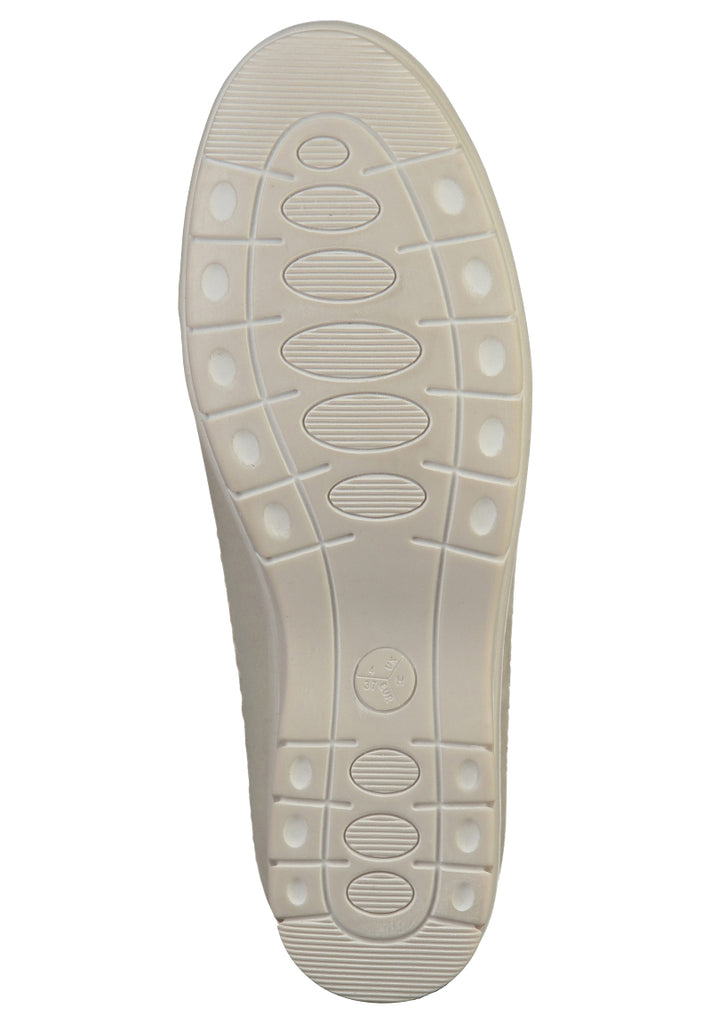 Jana Slipper Leder Grau