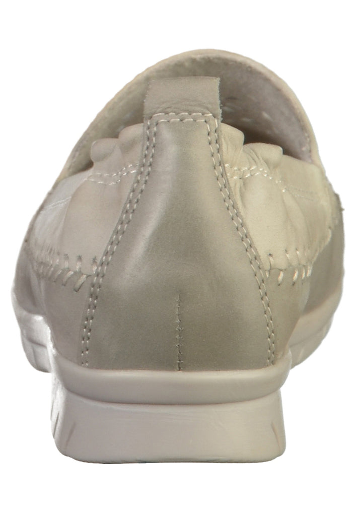 Jana Slipper Leder Grau