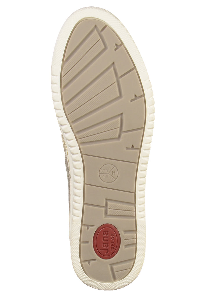 Jana Slipper Lederimitat Gold