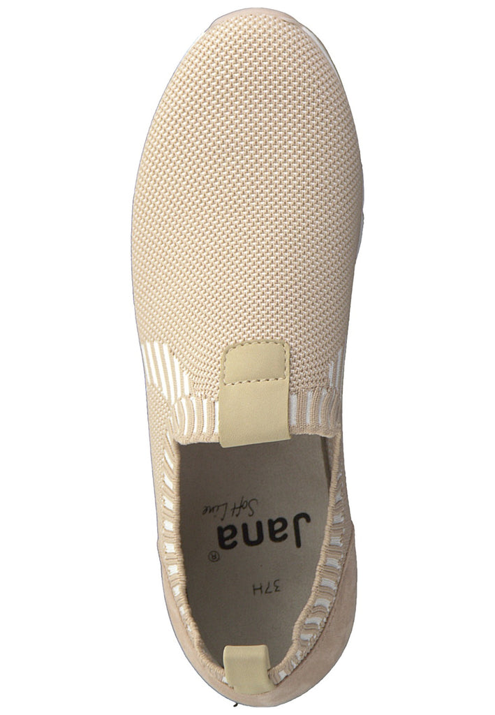 Jana Slipper Lederimitat/Textil Rose