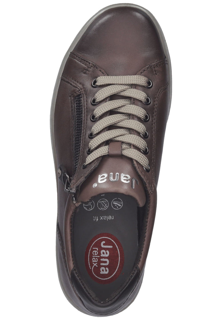 Jana Sneaker Leder Grau