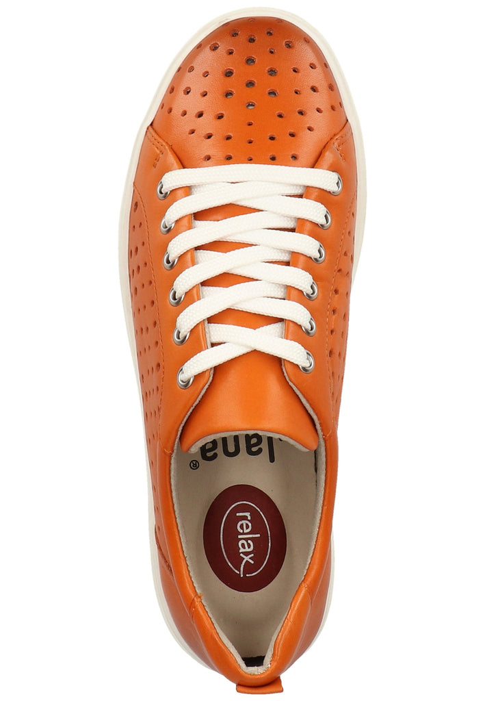 Jana Sneaker Leder Orange