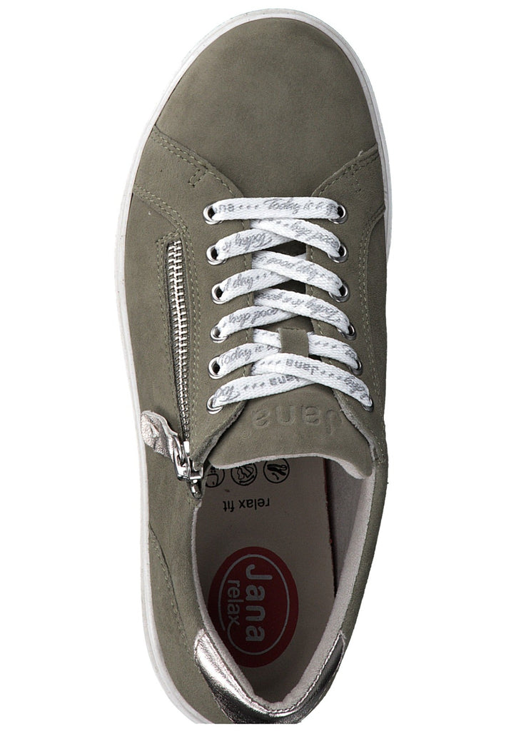 Jana Sneaker Leder Pistachio