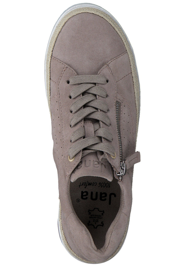 Jana Sneaker Leder Rose
