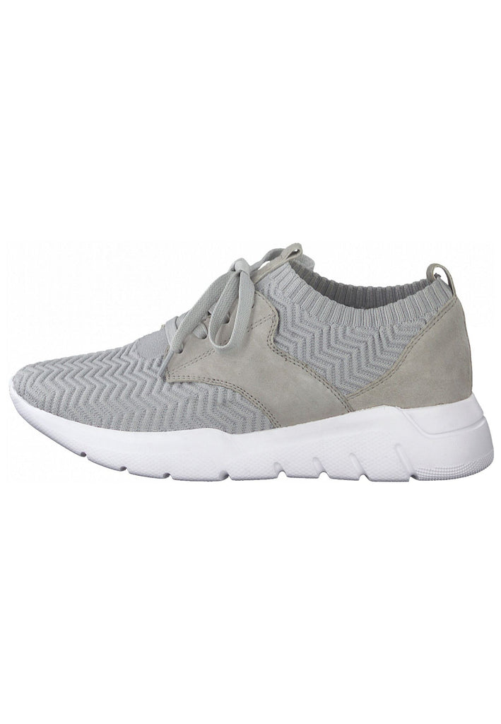 Jana Sneaker Leder/Textil Grau