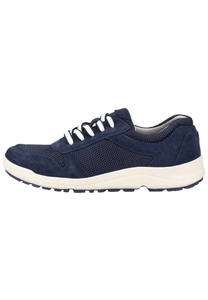 Jana Sneaker Leder/Textil Navy