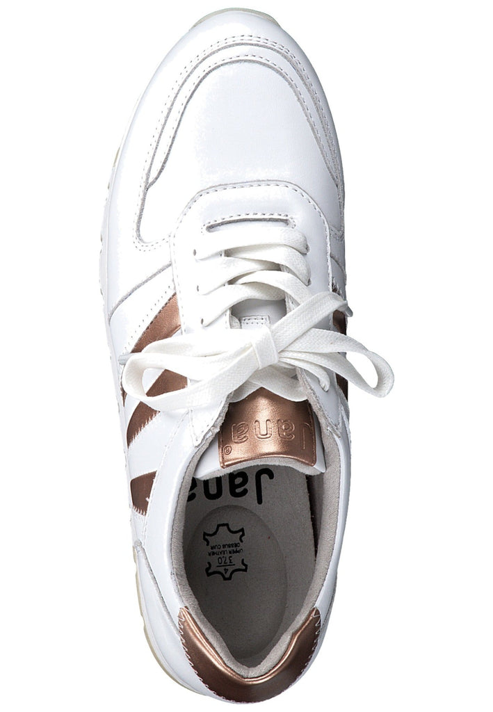Jana Sneaker Leder Weiß