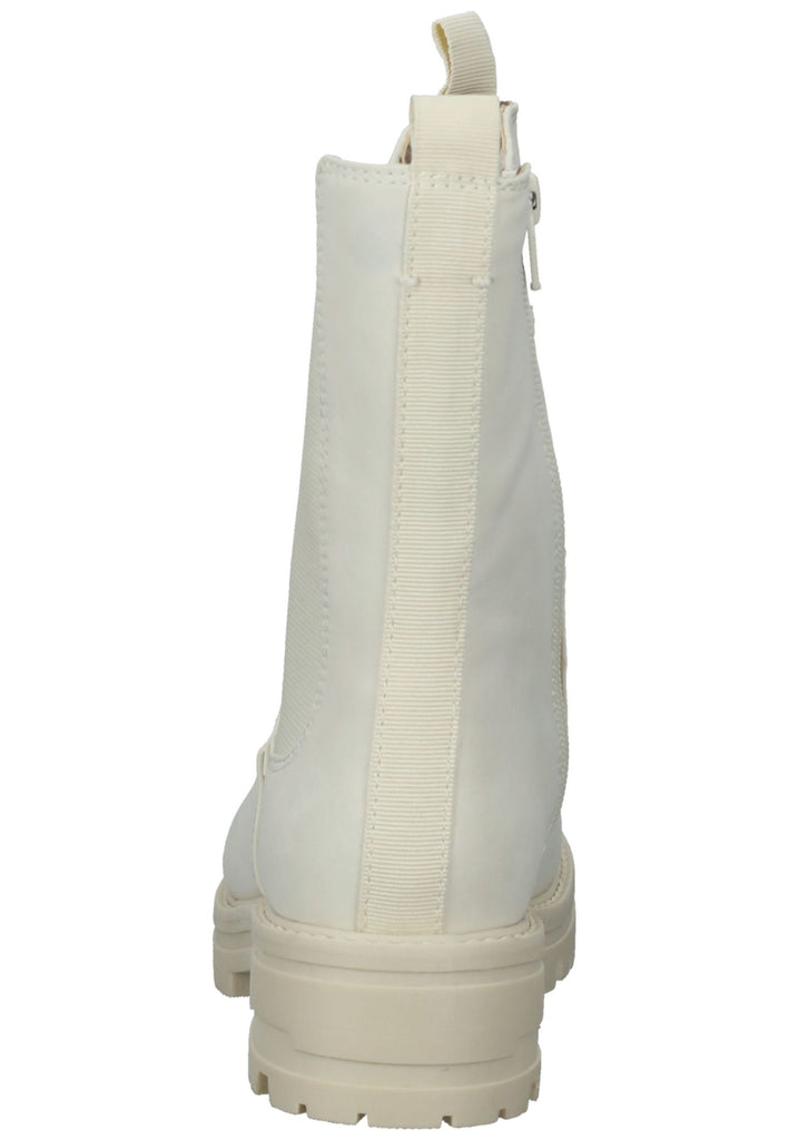 Jana Stiefelette Lederimitat/Textil Ivory