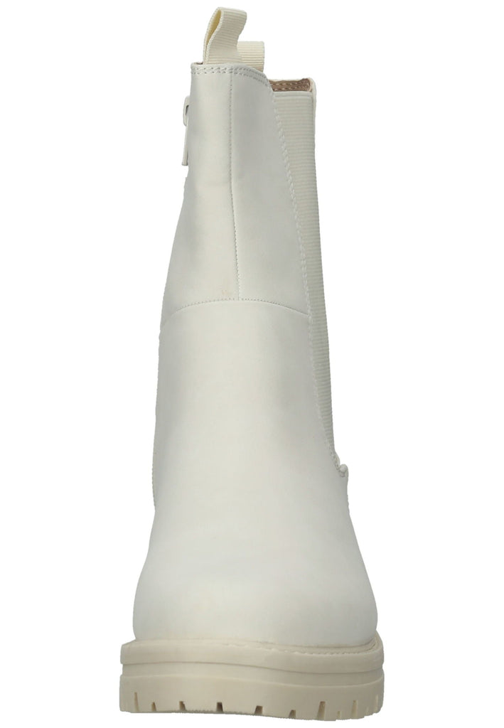 Jana Stiefelette Lederimitat/Textil Ivory