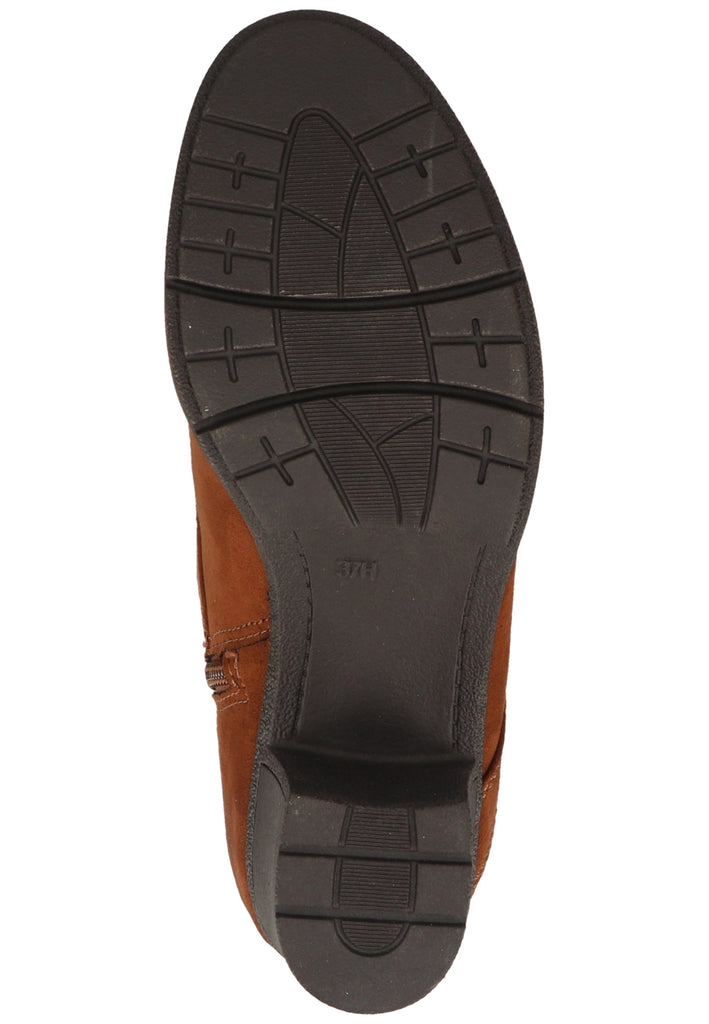 Jana Stiefelette Textil Kastanie