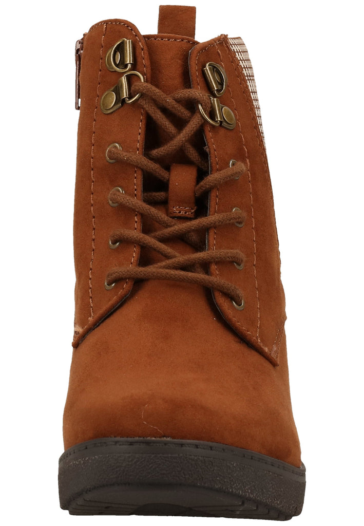 Jana Stiefelette Textil Kastanie