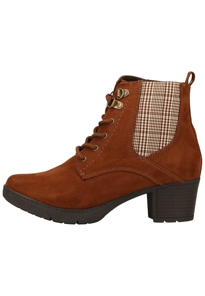 Jana Stiefelette Textil Kastanie