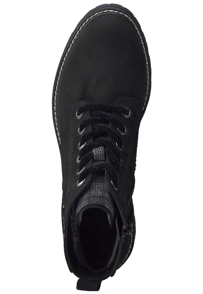 Jana Stiefelette Textil Schwarz