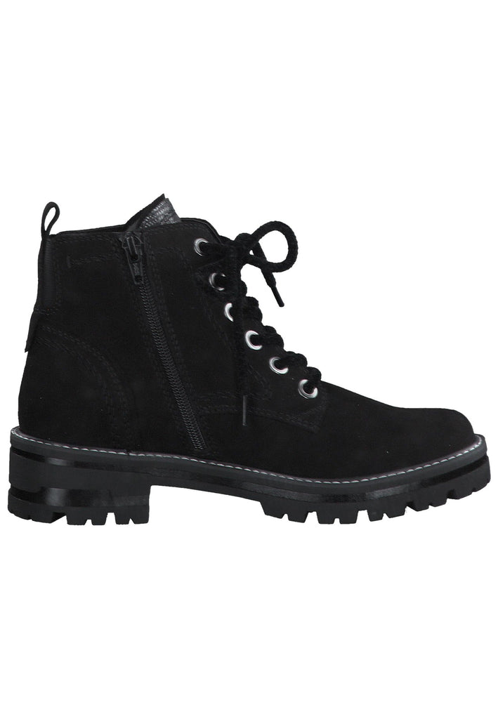 Jana Stiefelette Textil Schwarz