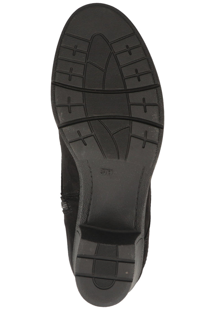 Jana Stiefelette Textil Schwarz