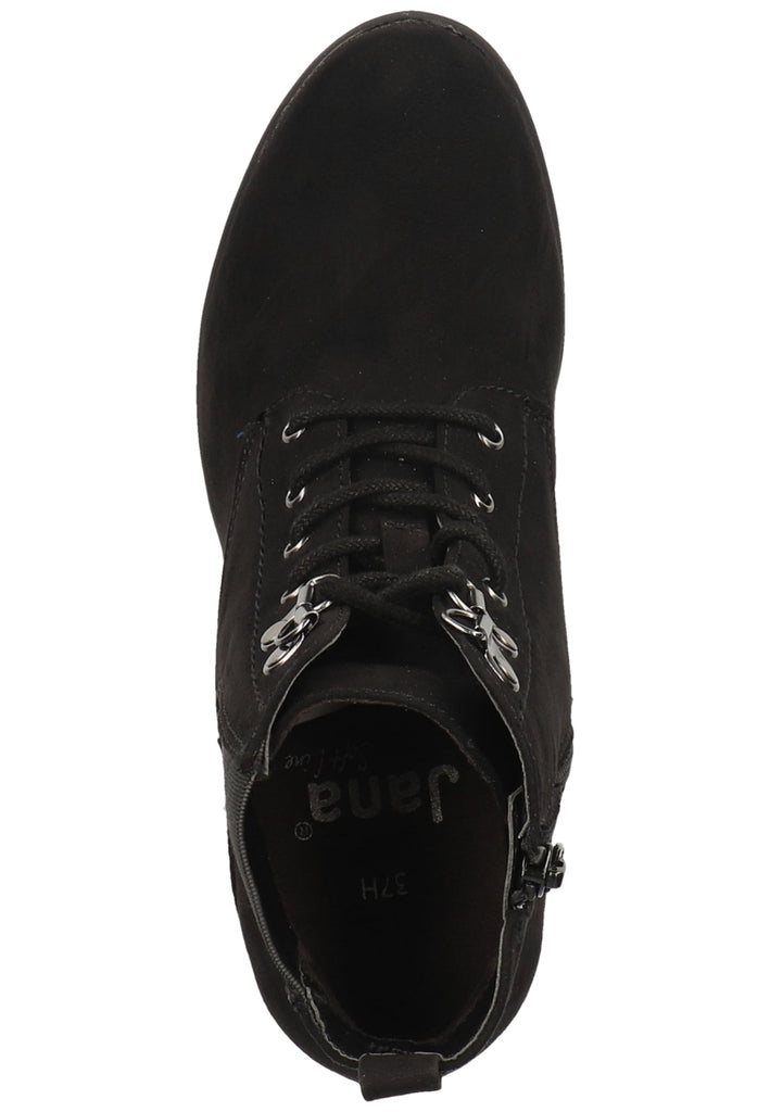 Jana Stiefelette Textil Schwarz