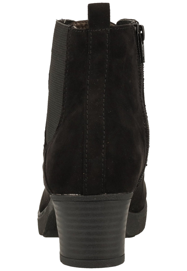 Jana Stiefelette Textil Schwarz