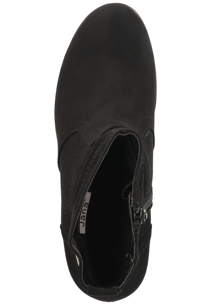 Jana Stiefelette Textil Schwarz