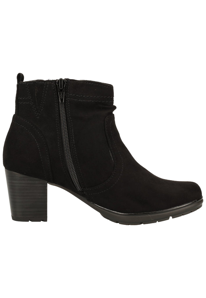 Jana Stiefelette Textil Schwarz