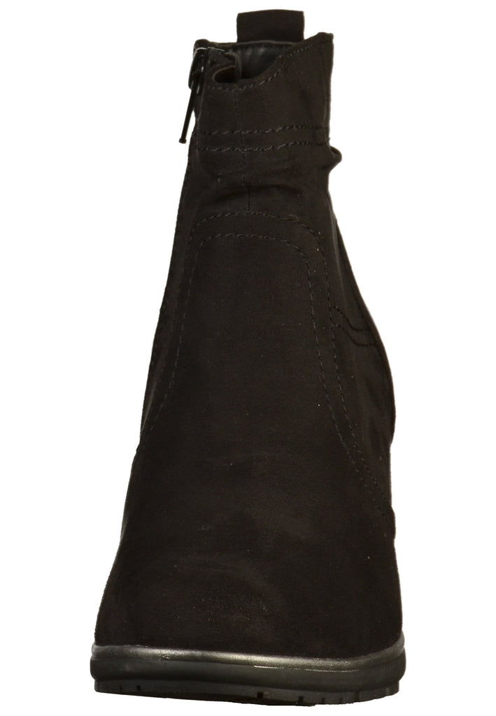 Jana Stiefelette Textil Schwarz