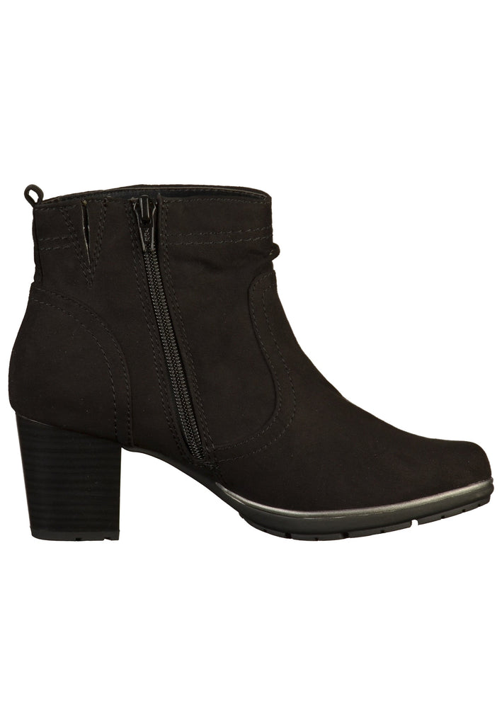 Jana Stiefelette Textil Schwarz