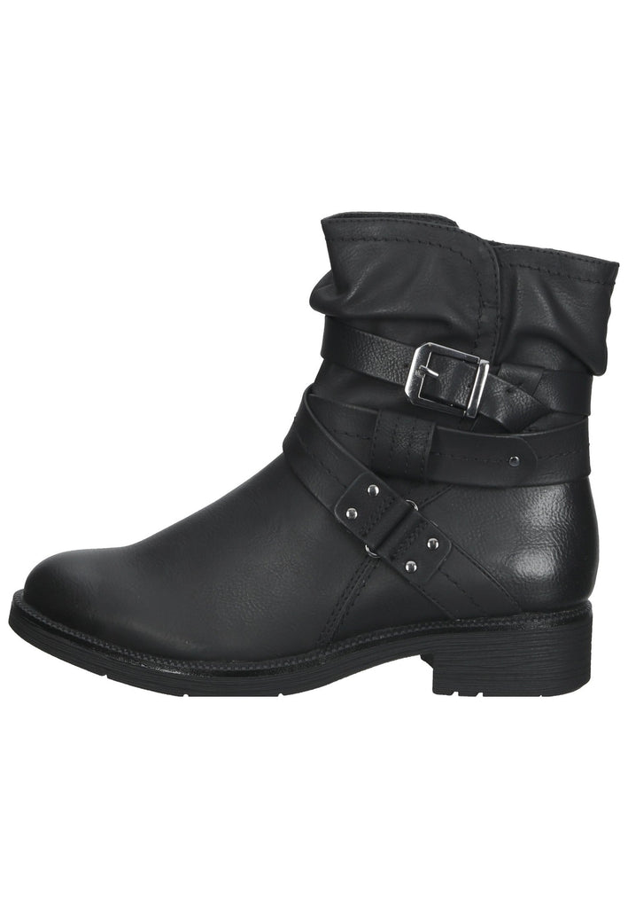 Stiefeletten Jana Stiefelette Leder Schwarz