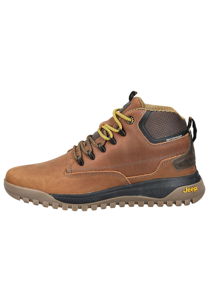 Sneaker JEEP Sneaker Leder/Textil Dunkelbraun