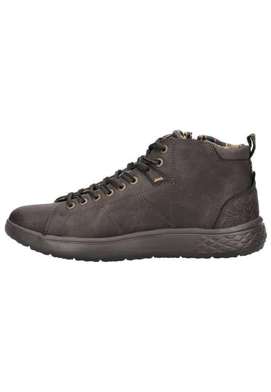 JEEP Sneaker Leder Dunkelbraun