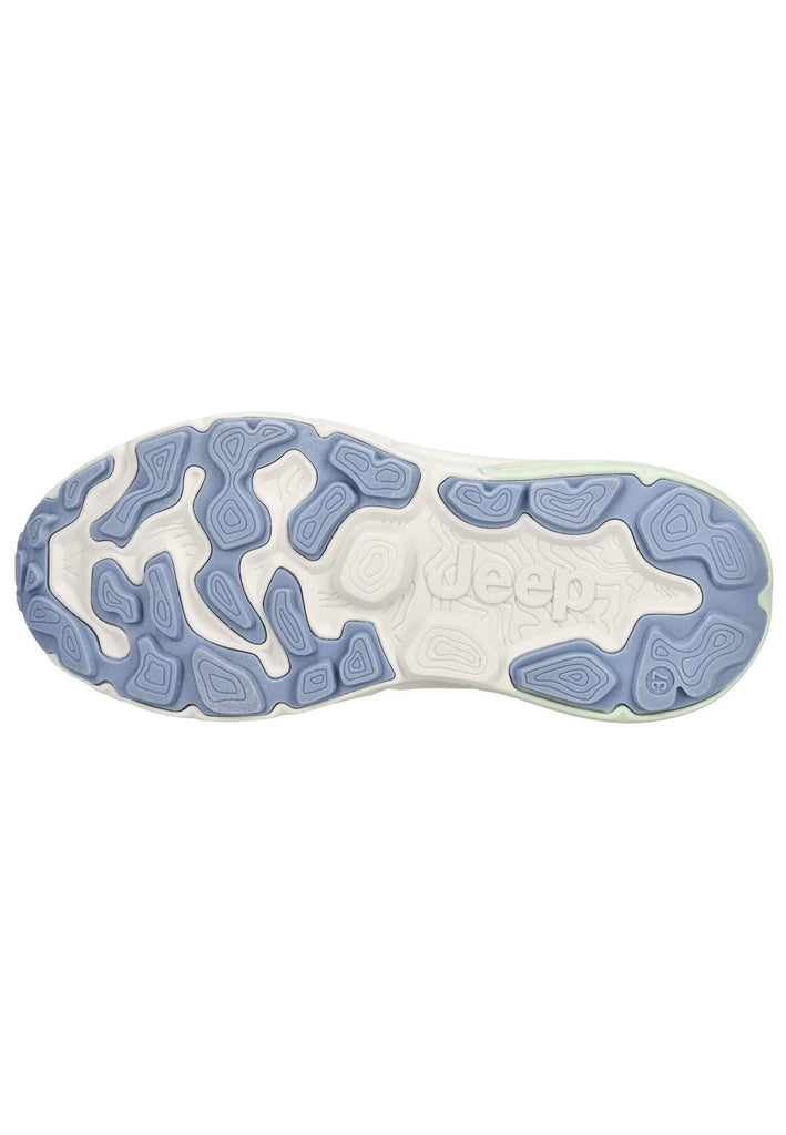 JEEP Sneaker Lederimitat/Textil Beige/Grün