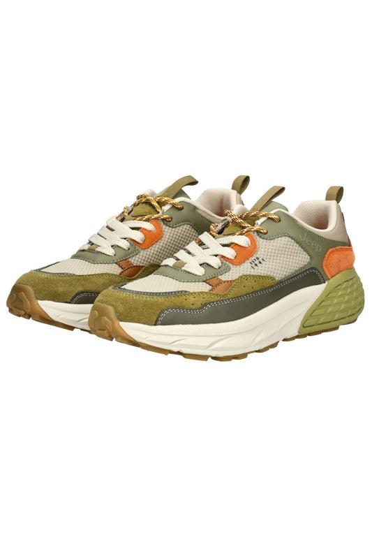 JEEP Sneaker Lederimitat/Textil Khaki