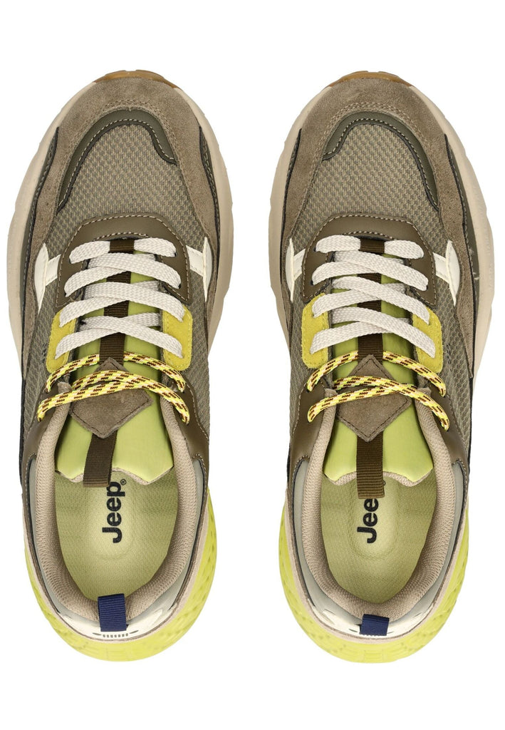 JEEP Sneaker Lederimitat/Textil Sage