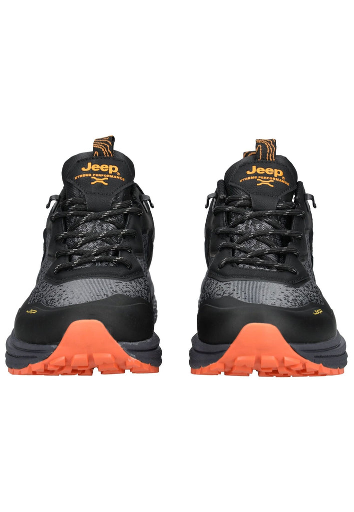 JEEP Sneaker Lederimitat/Textil Schwarz Kombi